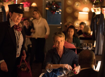 Cast Interviews - Filming on a Train - The Christmas Train